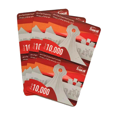 High Quality Customized Scratch Card Personalized