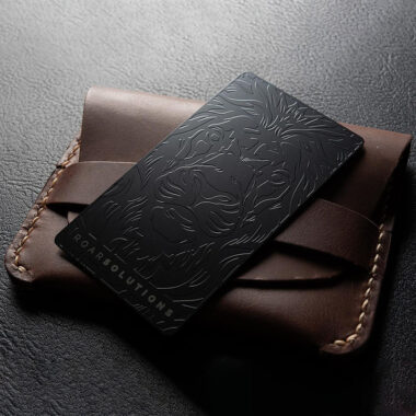 High-Quality Luxury Metal Cards with Custom Engraving