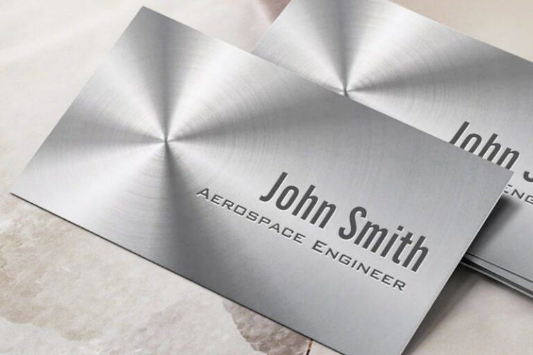 High-Quality Luxury Metal Cards with Custom Engraving