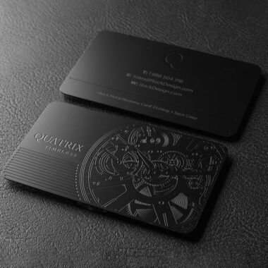 High-Quality Luxury Metal Cards with Custom Engraving