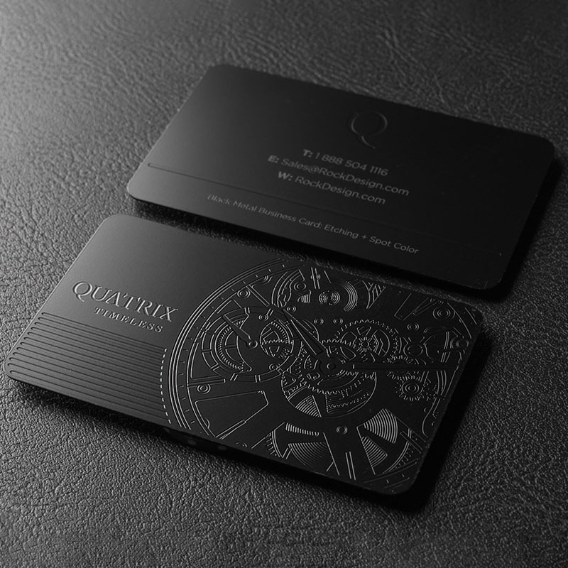 High-Quality Luxury Metal Cards with Custom Engraving