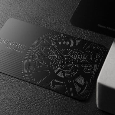 High-Quality Luxury Metal Cards with Custom Engraving