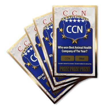 Full color custom printed scratch cards for promotions