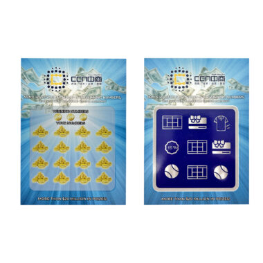Full color custom printed scratch cards for promotions