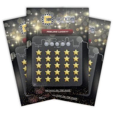 Full color custom printed scratch cards for promotions