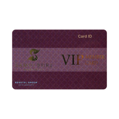 Custom NFC Hotel Membership PVC Card with Printed Logo
