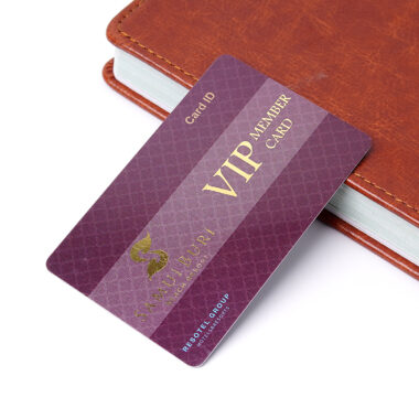 Custom NFC Hotel Membership PVC Card with Printed Logo