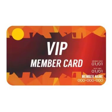 Custom NFC Hotel Membership PVC Card with Printed Logo
