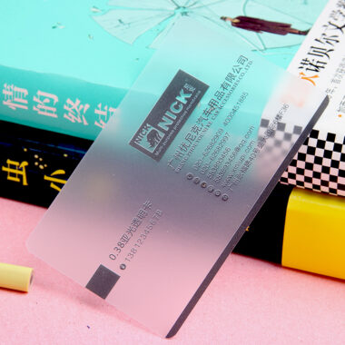 Factory Printed Custom PVC Business Card