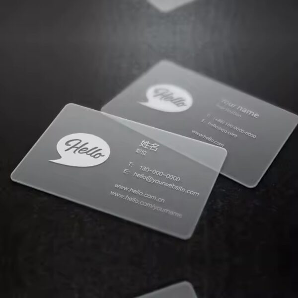 Factory Printed Custom PVC Business Card