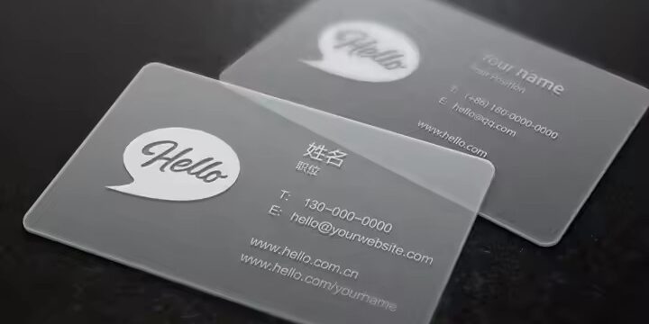 High-Quality PVC Plastic Business Card with Custom Design (7) Factory Printed Custom PVC Business Card