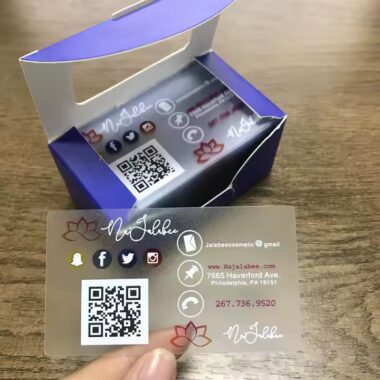 Factory Printed Custom PVC Business Card