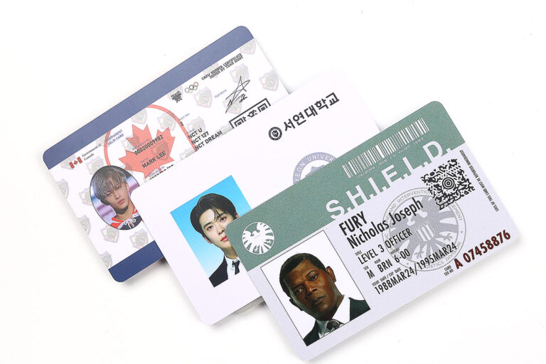 High-Quality Printed Photo ID Card for Corporate Use (4) Custom Employee ID Card with Photo and Company Logo
