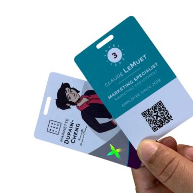 Custom Employee ID Card with Photo and Company Logo