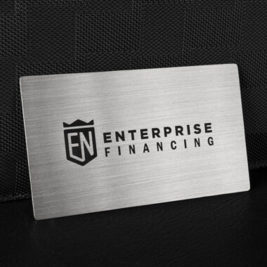 Custom Stainless Steel Business Card with Brushed Finish