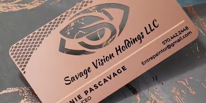 High-Quality Stainless Steel Metal Card for Premium Branding (8) Custom Stainless Steel Business Card with Brushed Finish