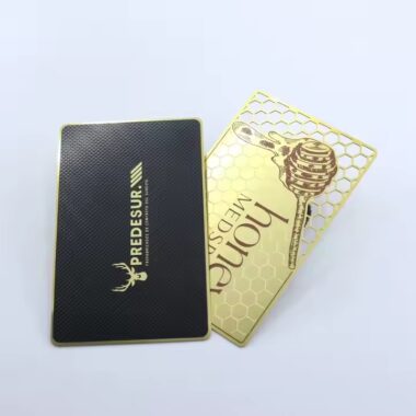 Custom High-Quality Stainless Steel Metal Cards with Engraving