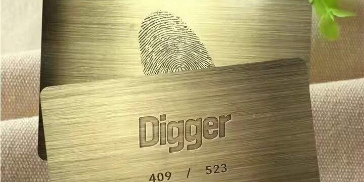 Custom High-Quality Stainless Steel Metal Cards with Engraving