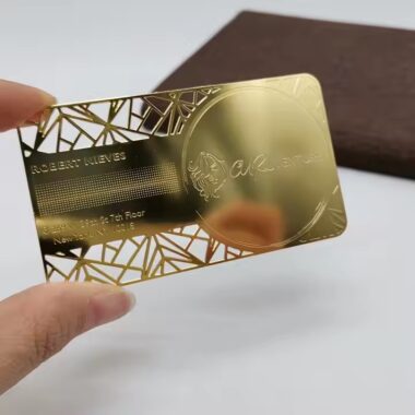 Custom High-Quality Stainless Steel Metal Cards with Engraving