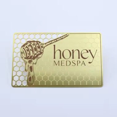 Custom High-Quality Stainless Steel Metal Cards with Engraving