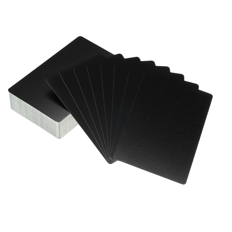 Custom Luxury Printed Metal Cards with Personalization