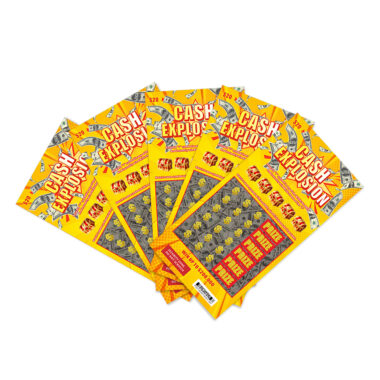 Full color lucky scratch cards with custom design and branding