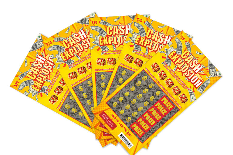 Personalized colorful scratch cards with scratch-off panels (3) Full color lucky scratch cards with custom design and branding