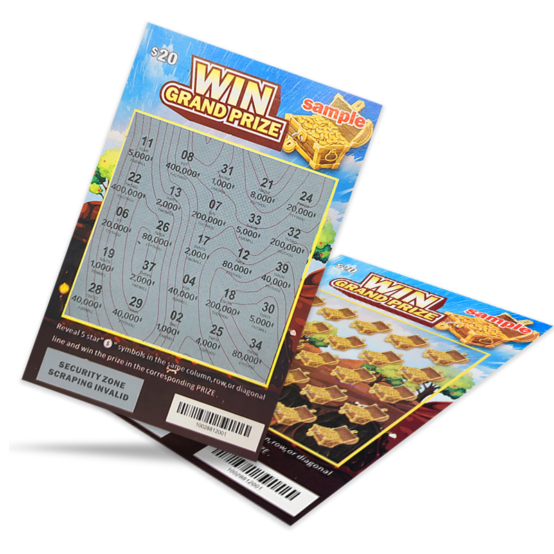 Full color lucky scratch cards with custom design and branding