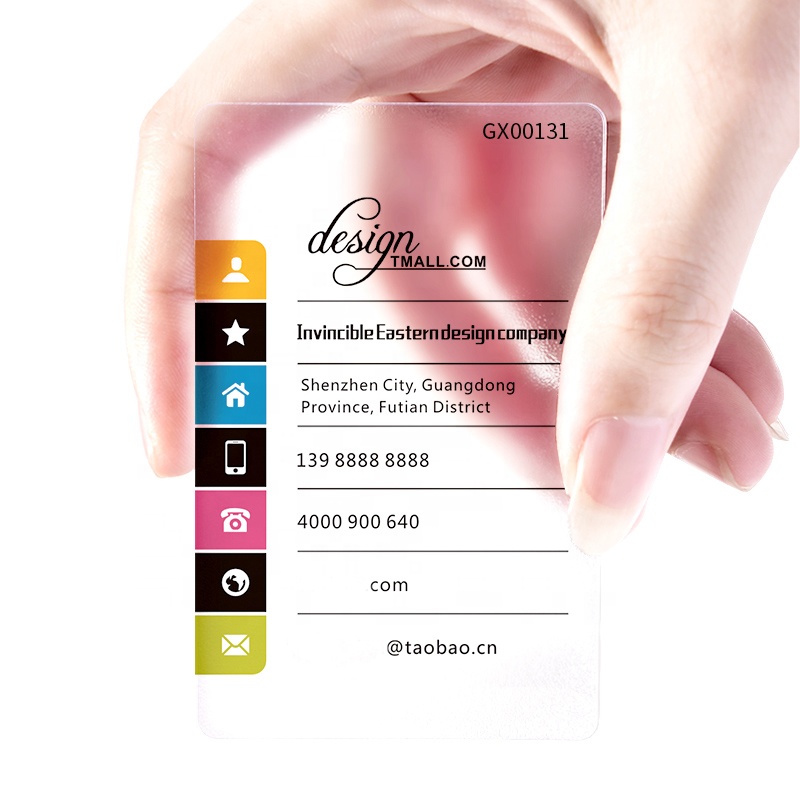 Custom Luxury PVC Business Card with Personalized Logo