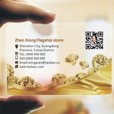 Custom Luxury PVC Business Card with Personalized Logo