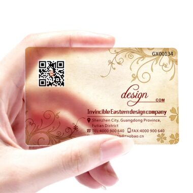 Custom Luxury PVC Business Card with Personalized Logo