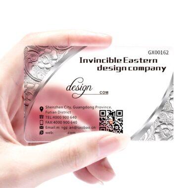 Custom Luxury PVC Business Card with Personalized Logo
