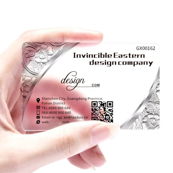 Custom Luxury PVC Business Card with Personalized Logo