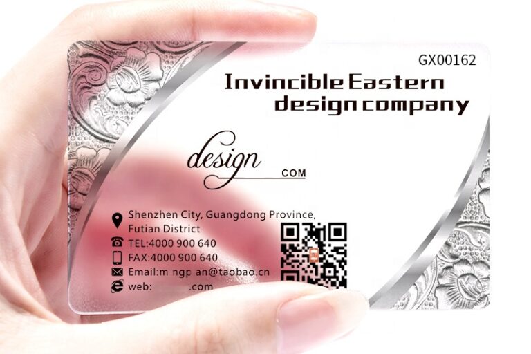 Custom Luxury PVC Business Card with Personalized Logo
