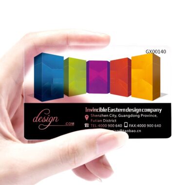 Custom Luxury PVC Business Card with Personalized Logo