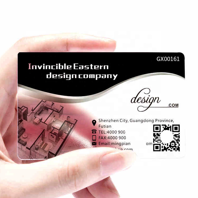 Custom Luxury PVC Business Card with Personalized Logo