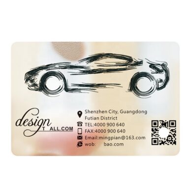 Custom Luxury PVC Business Card with Personalized Logo