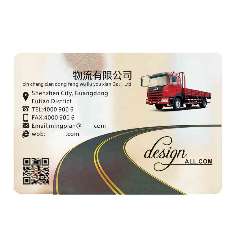 Custom Luxury PVC Business Card with Personalized Logo