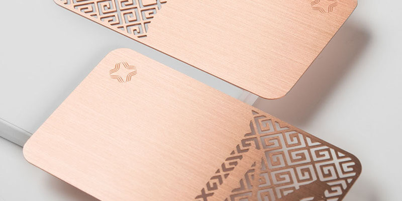 High-End Custom Stainless Steel Metal Cards with Laser Engraving