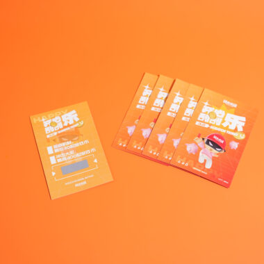 Custom scratch off cards for marketing and promotions